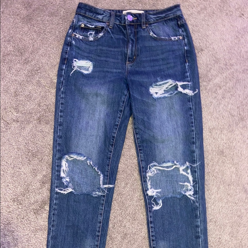 Garage ripped denim jeans